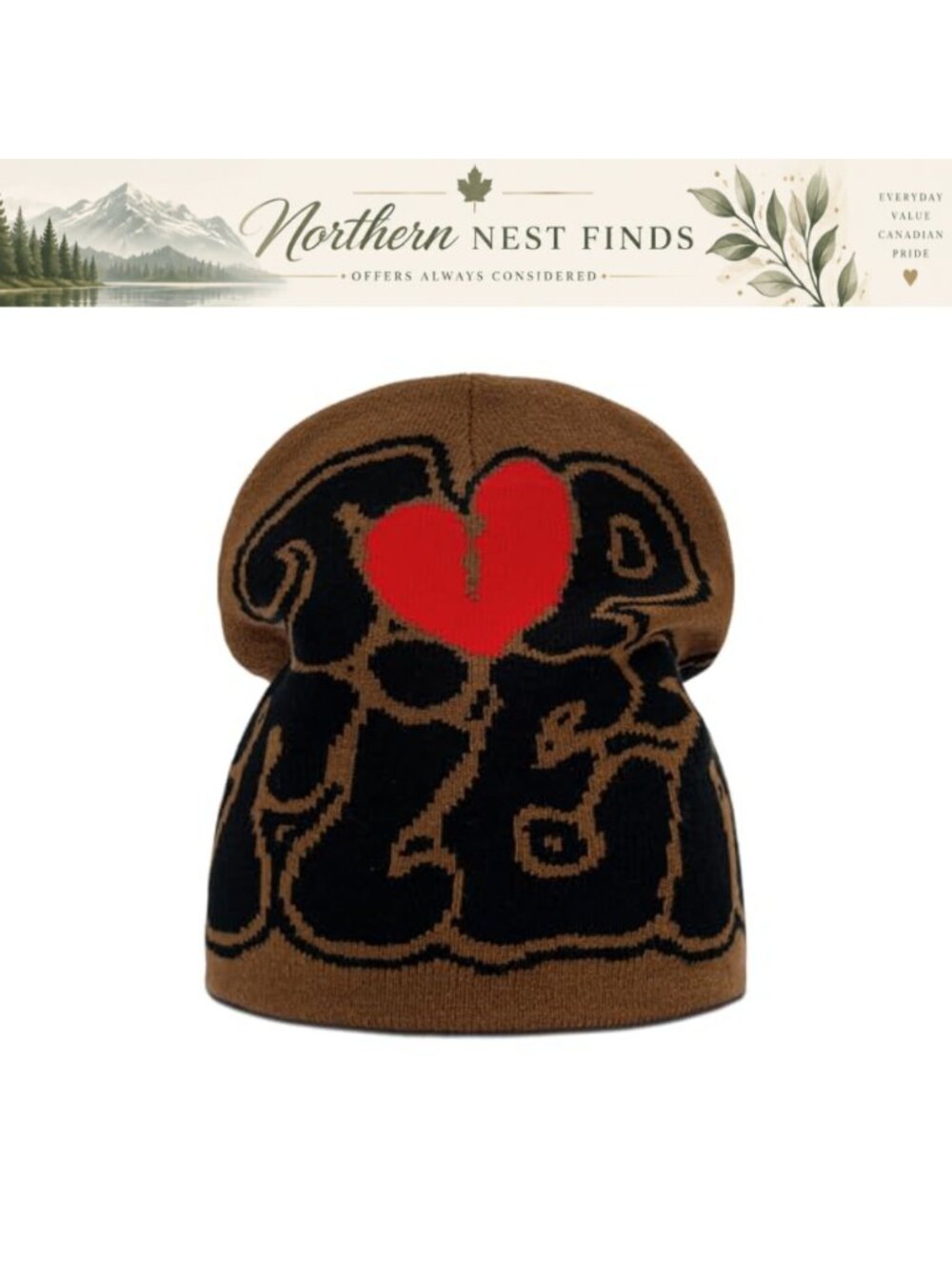 Y2K Knit Beanie Spiderweb Graphic Winter Cap Warm Skullies